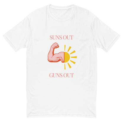 Short Sleeve T-shirt Suns Out Guns Out